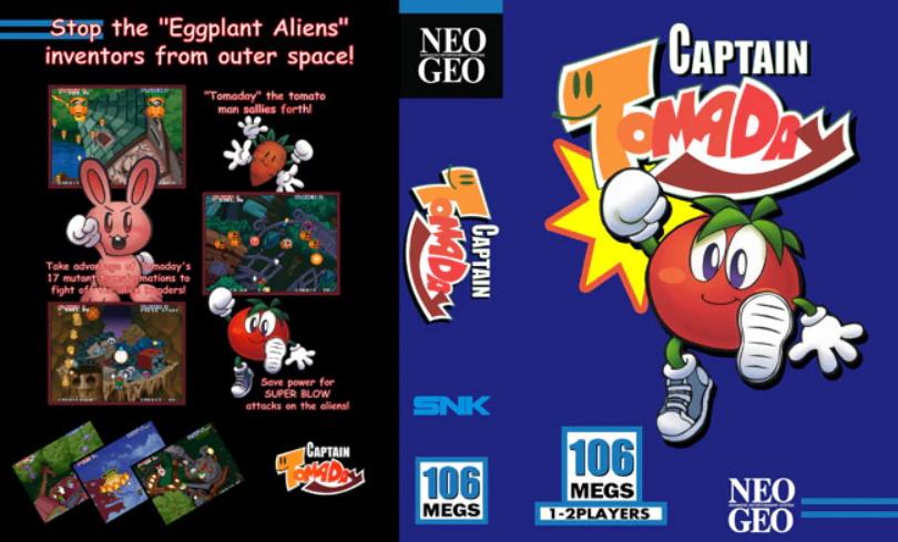 Captain Tomaday Neo Geo gameplay screenshot