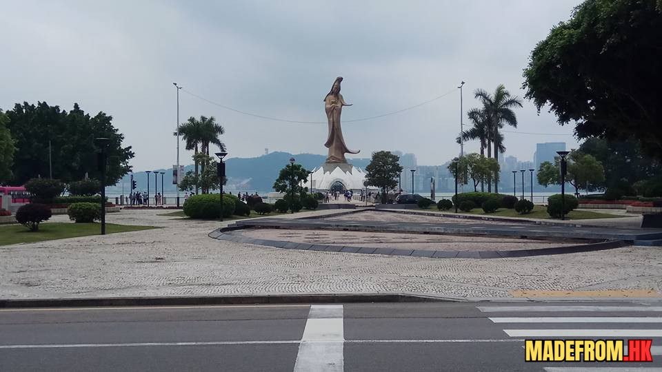 澳門城市中不同位置的觀音像與周邊環境
