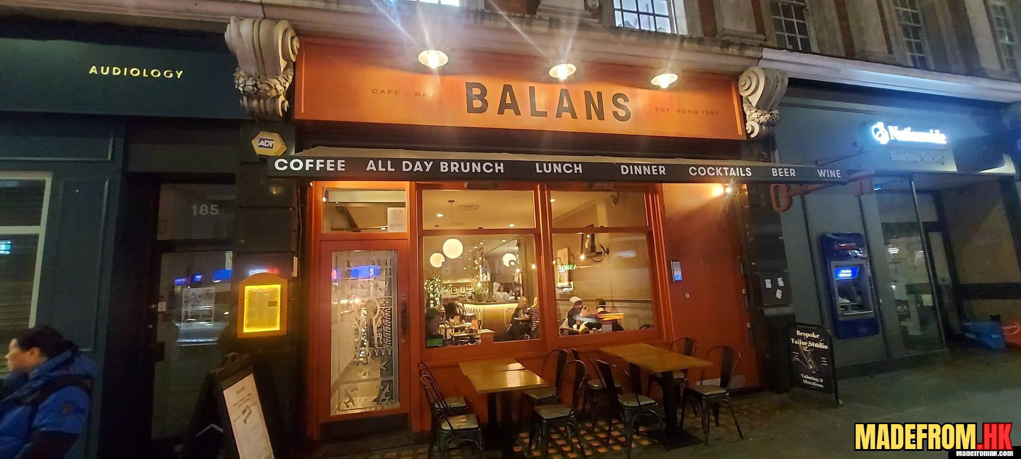 倫敦Balans餐廳內部與早午餐料理展示
