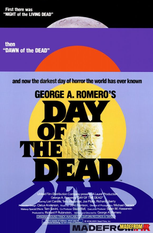 Day of the Dead 1985 underground bunker scene