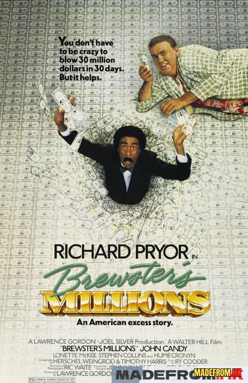 Brewster's Millions 1985 lavish spending scene