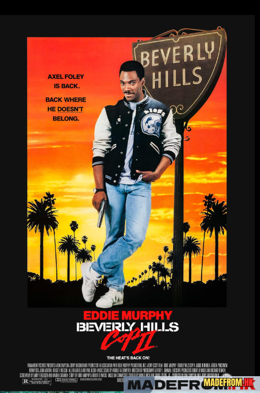 電影資料 導演：Tony Scott 類型：動作、喜劇、警匪 製片公司：Paramount Pictures 上映年份：1987 主要演員 Eddie Murphy Judge Reinhold John Ashton Brigitte Nielsen 總結 《Beverly Hills Cop II》不只是續集，更是對娛樂公式的一次精準延續與升級，它以鮮明風格與節奏掌控，證明了動作喜劇在商業電影中的長久吸引力。 Beverly Hills Cop II is more than a sequel—it is a refined continuation of a successful formula, demonstrating how style, pacing, and charisma can sustain the enduring appeal of action-comedy cinema.