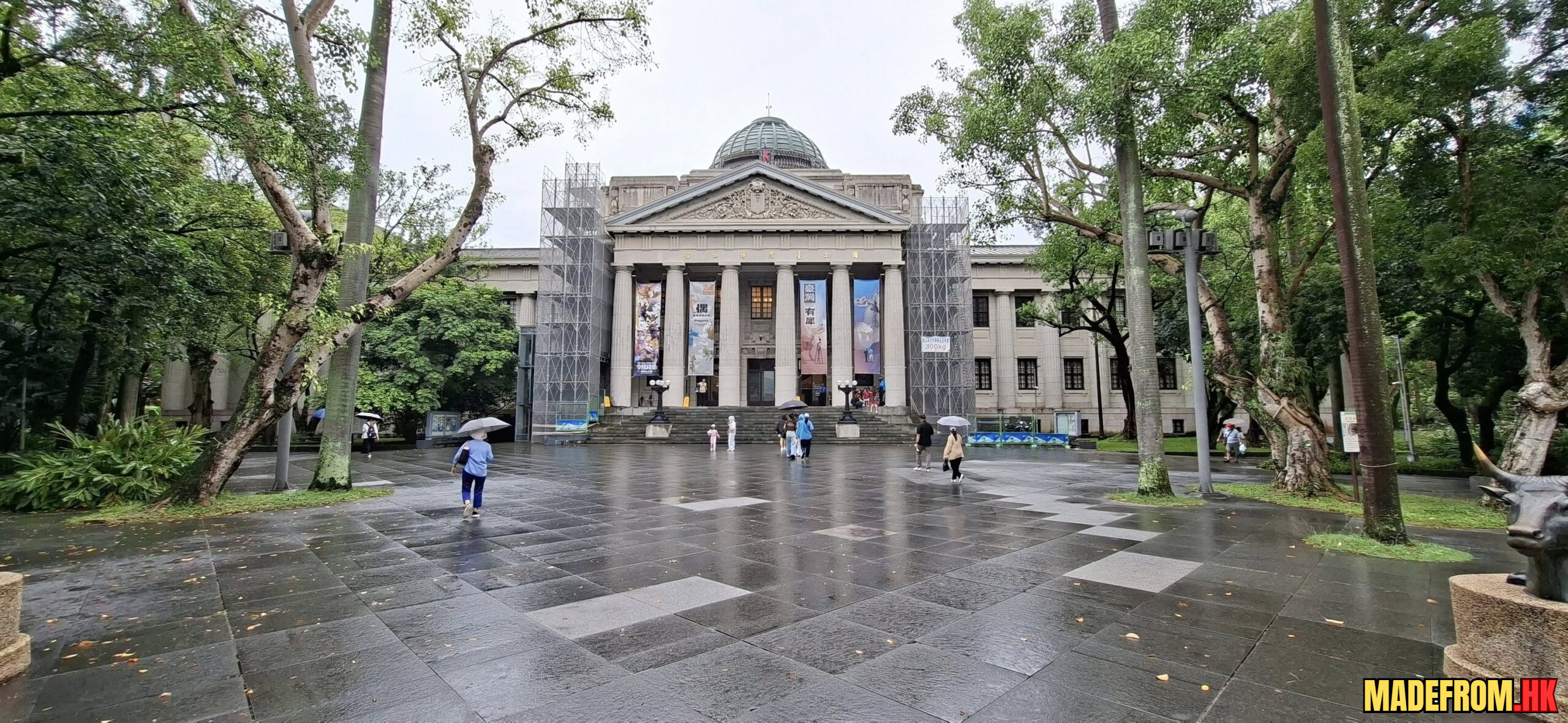 國立臺灣博物館外觀與歷史建築細節