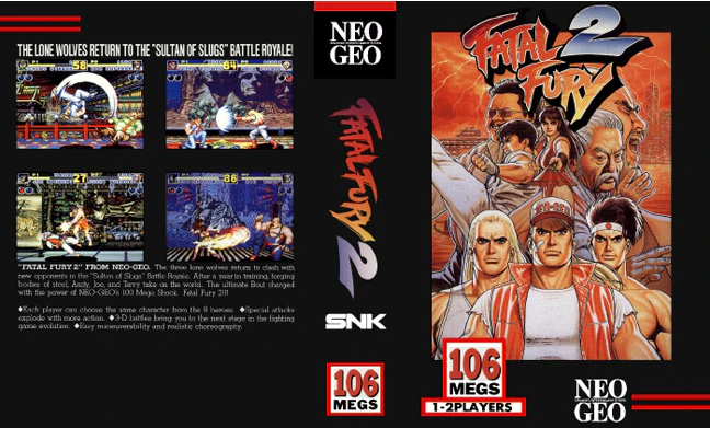 Fatal Fury 2 Neo Geo fighting gameplay