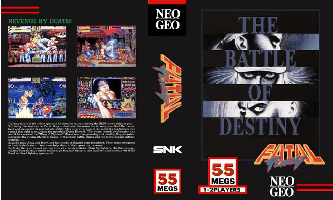 Fatal Fury Neo Geo two plane fighting scene