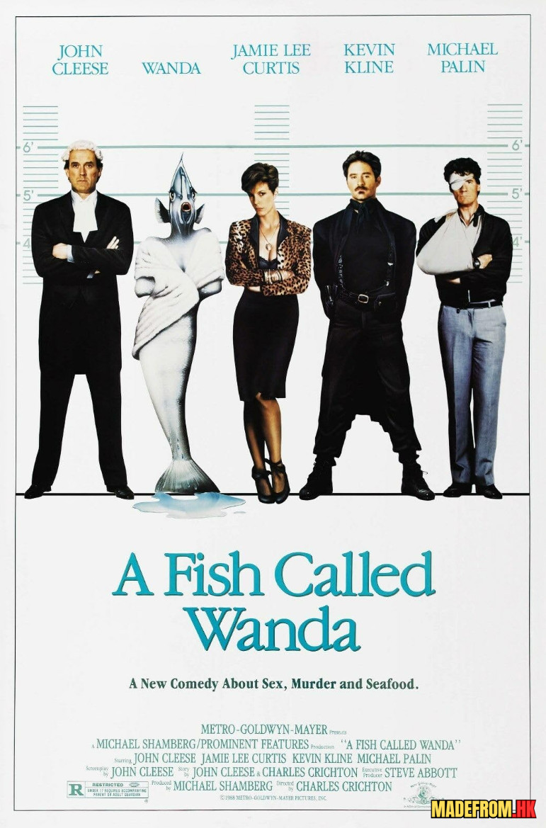 一條名叫旺達的魚｜A Fish Called Wanda 1988 喜劇犯罪經典電影介紹與影評