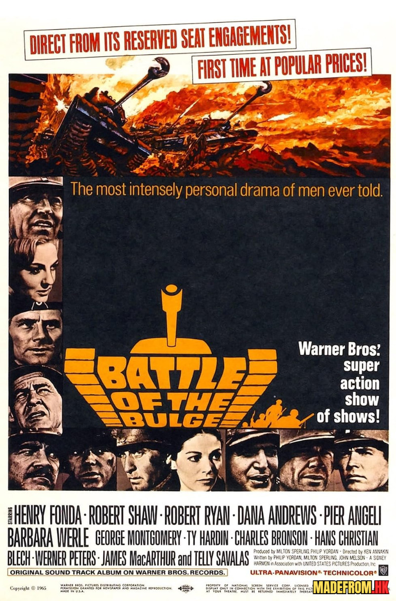 阿登大反擊｜Battle of the Bulge 1965 電影詳解與評價 | 二戰史詩重現