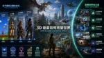 3D遊戲改變虛擬與現實互動方式示意圖