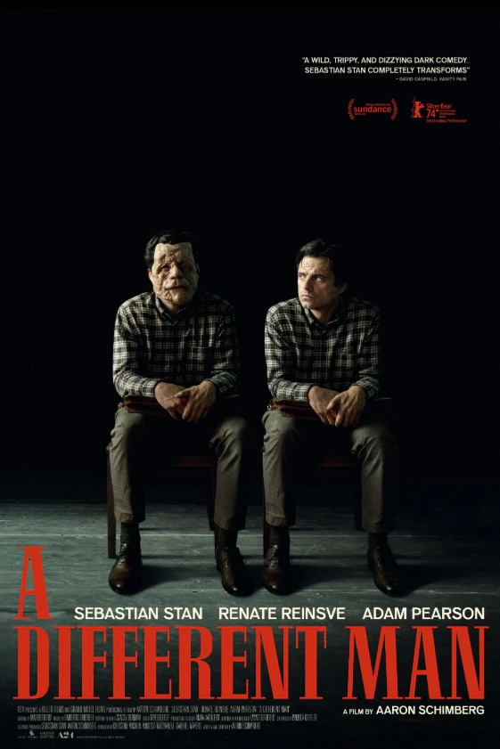 A Different Man 2024 identity transformation psychological scene