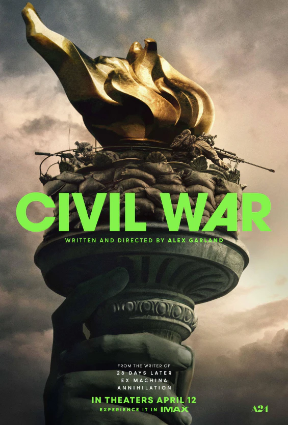 Civil War 2024 journalists in war zone America
