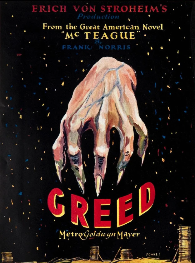 Greed 1924 desert scene symbolic ending