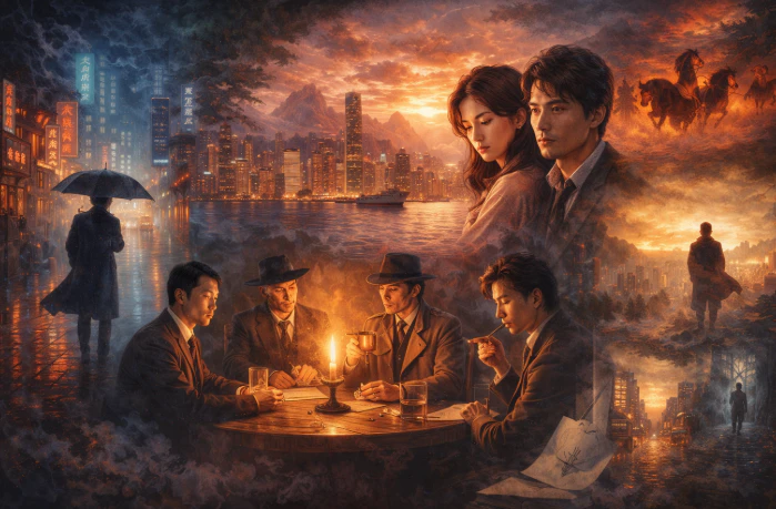余過作品中的香港都市生活氛圍