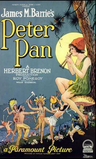 Peter Pan 1924 Neverland fantasy scene