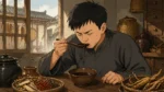 啞者品嚐苦味中藥的沉默畫面