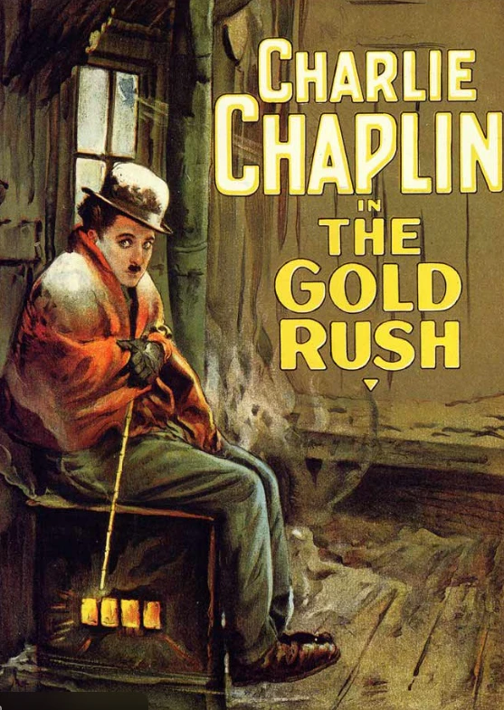 The Gold Rush 1925 shoe eating scene Chaplin