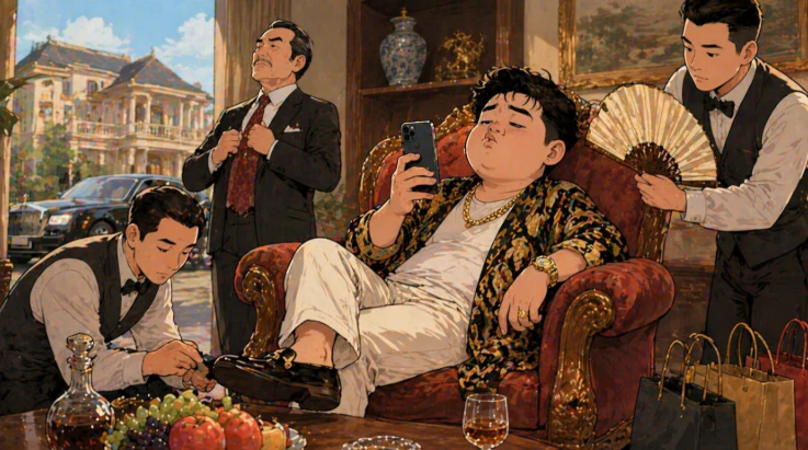 富家子弟依賴家族背景的場景