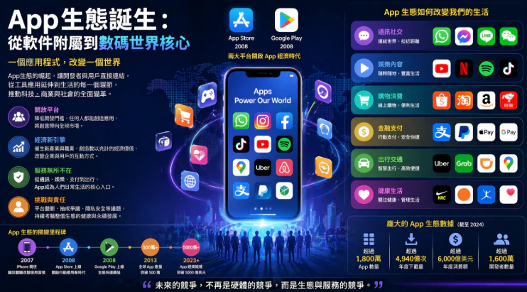 App生態與數碼平台經濟發展
