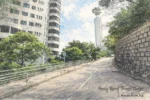 香港司徒拔道山坡景觀與住宅