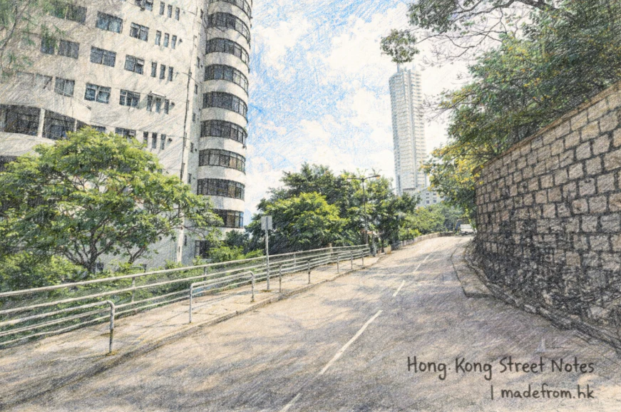 香港司徒拔道山坡景觀與住宅