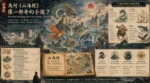 《山海經》奇幻風格世界與神話生物場景
