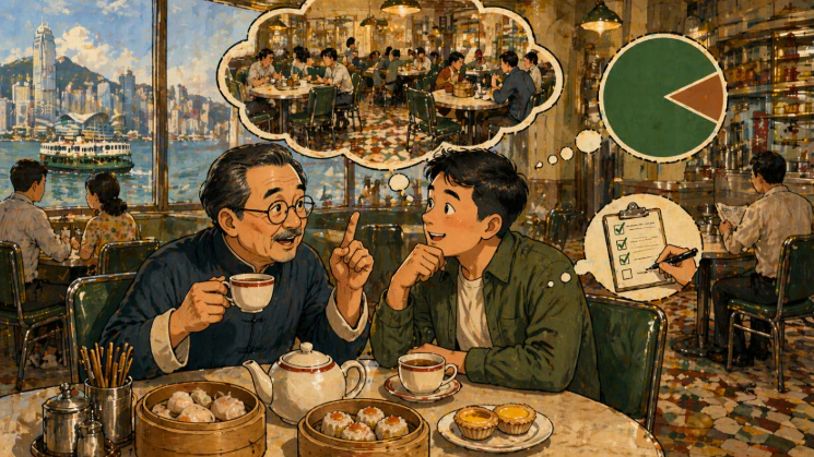 八字沒一撇 概念插畫
