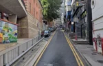 香港奧卑利街坡道與住宅街景