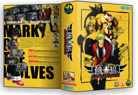 Garou Mark of the Wolves Neo Geo battle scene