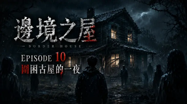 邊境之屋 Episode 10 暴雨夜中被神秘黑影包圍的古老木屋
