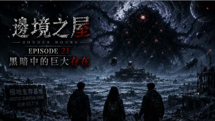 邊境之屋 Episode 21 宇宙裂縫中的巨大黑暗存在與冰封地球