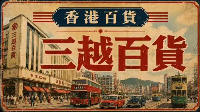 香港三越百貨昔日外觀與日本高級百貨文化