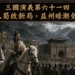 劉備率軍進入益州蜀道場景