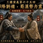 馬超率西涼軍歸降劉備場景