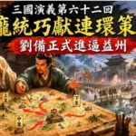 龐統向劉備獻策進取益州場景