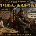 張飛釋放嚴顏並讚賞忠義場景