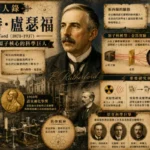 歐內斯特·盧瑟福與新西蘭核物理歷史主題插畫
