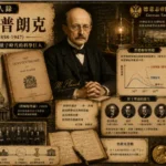 馬克斯·普朗克與德國量子物理歷史主題插畫