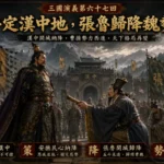 曹操率軍進入漢中接受張魯歸降場景
