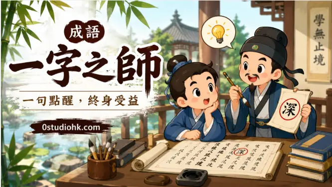 古代詩人虛心接受另一位文人的一字修改，展現尊師重道的精神。