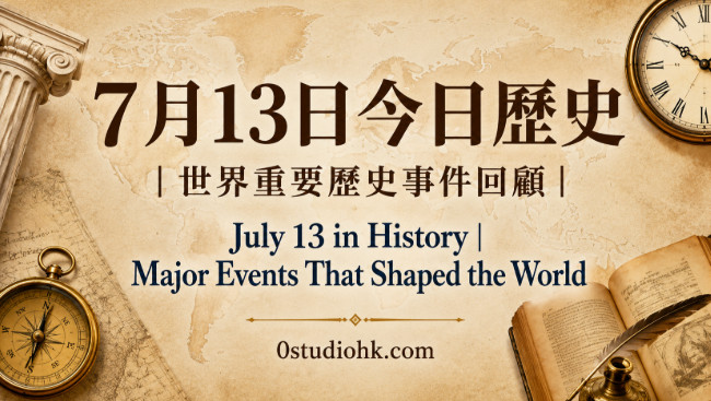 7月13日今日歷史，包括阿波羅11號登月準備、Live Aid慈善演唱會及荷里活地標誕生。