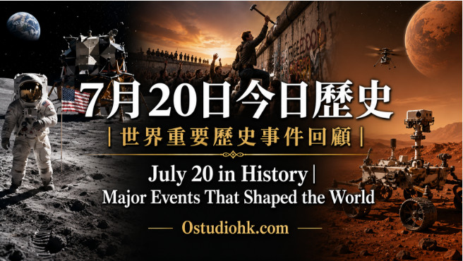 7月20日今日歷史，包括阿波羅11號登月、七二〇密謀及海盜號一號登陸火星。