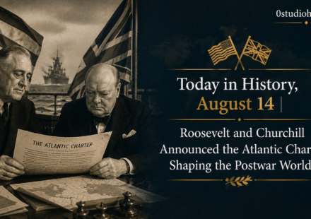 1941年8月14日羅斯福與邱吉爾發表《大西洋憲章》，提出戰後世界的新國際秩序理念。