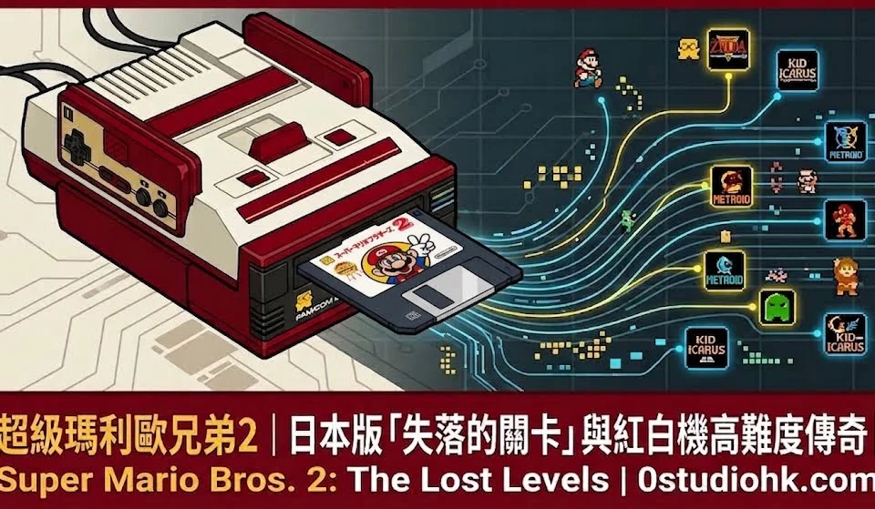 超級瑪利歐兄弟2 The Lost Levels｜FC磁碟機經典遊戲