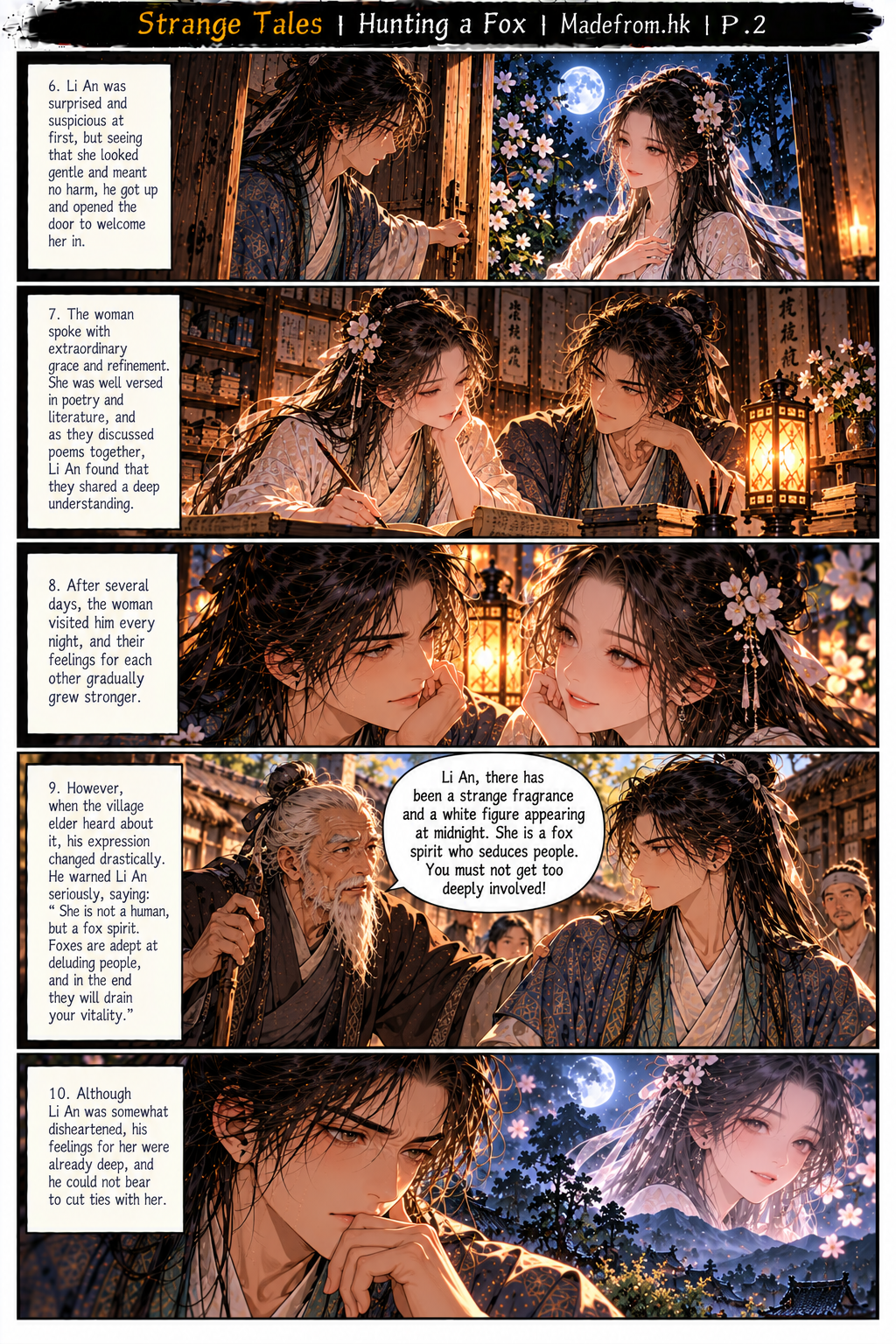 Strange Tales: Hunting a Fox — Li An and the fox spirit share poetry and companionship while a village elder warns him about her true nature | Page 2