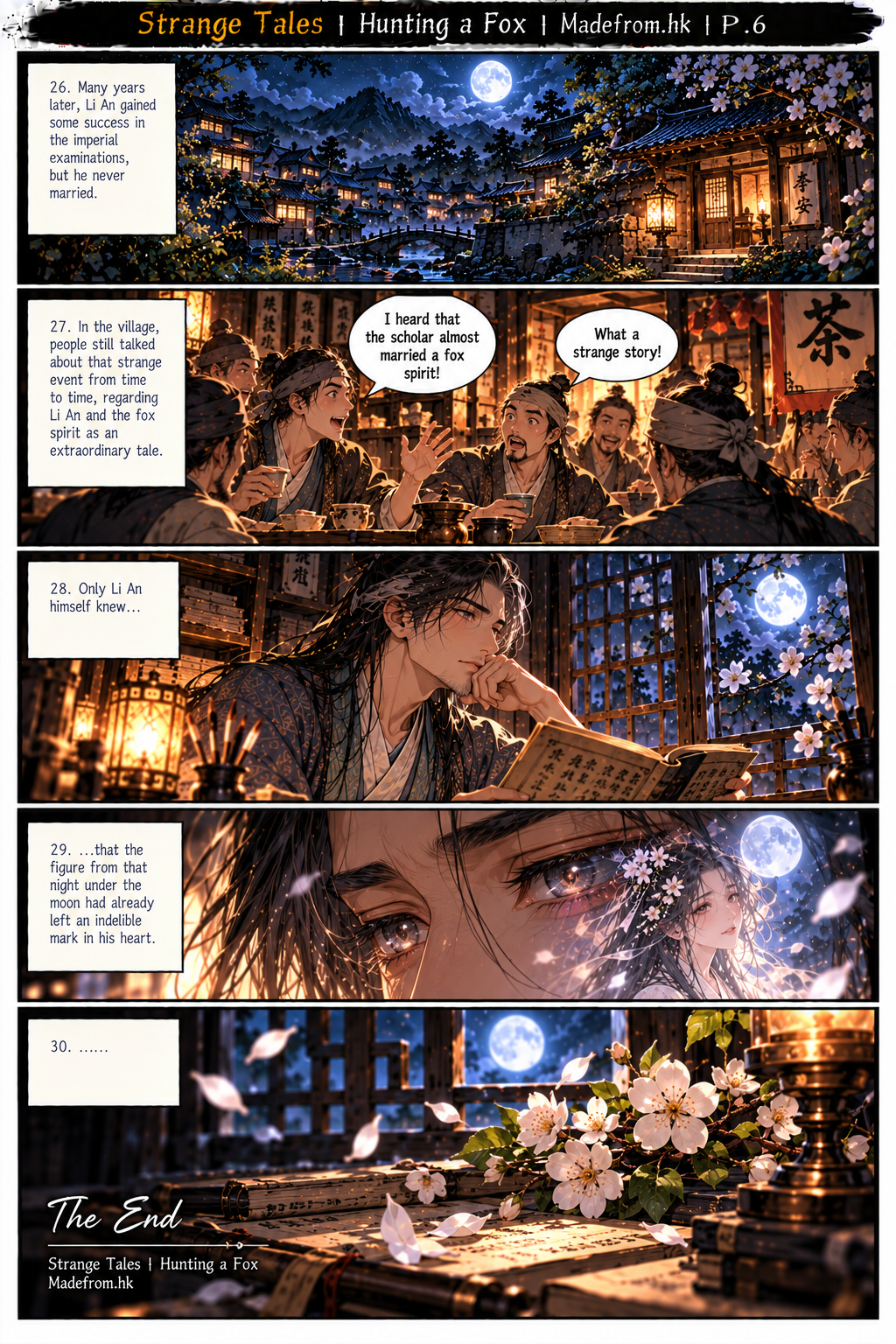 Strange Tales: Hunting a Fox — years later, Li An quietly remembers the fox spirit as moonlight and pear blossoms fill his study | Page 6