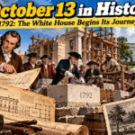 October 13, 1792 — The White House Is Laid