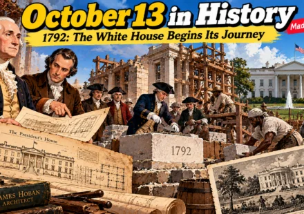 October 13, 1792 — The White House Is Laid
