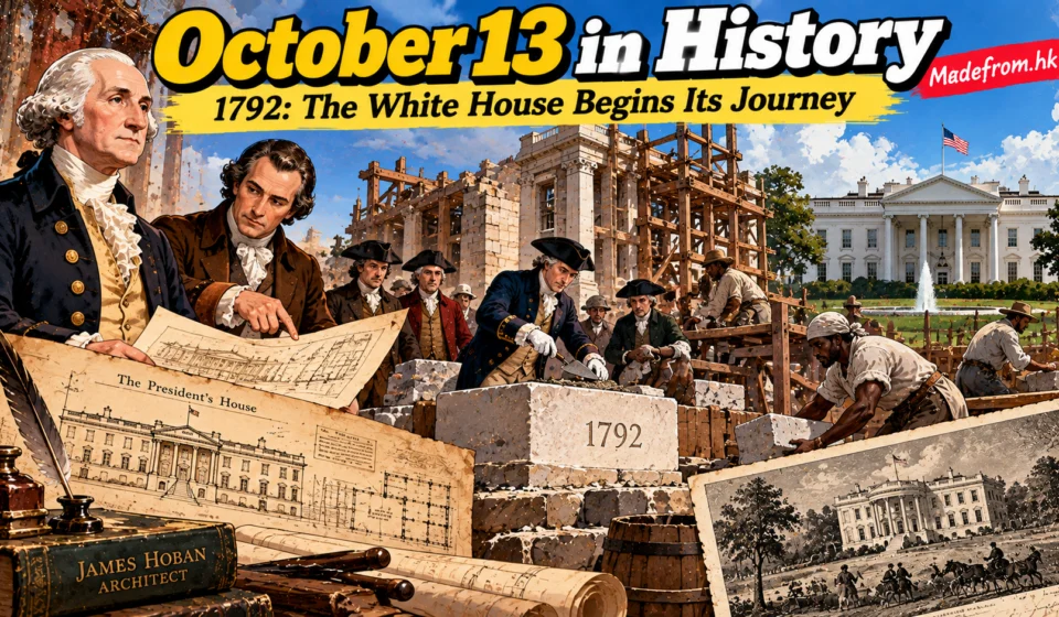 October 13, 1792 — The White House Is Laid