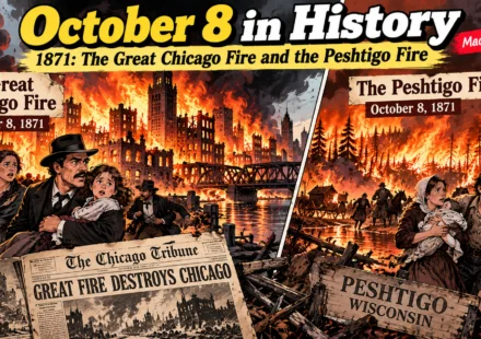 The Great Chicago Fire is remembered for the city's struggle to rebuild. The Peshtigo Fire reminds us that behind every disaster are individual lives, families, and communities whose losses must not be forgotten.
